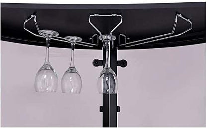 Bar Cabinet: Contemporary Glass Home Bar 