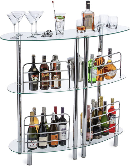 Bar Cabinet: Contemporary Modern Home Liquor Bar 