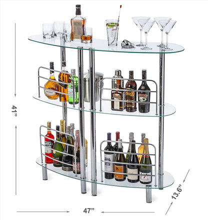 Bar Cabinet: Contemporary Modern Home Liquor Bar 
