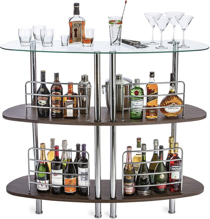 Bar Cabinet: Contemporary Modern Home Liquor Bar 