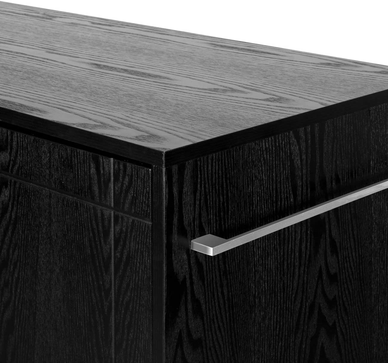 Bar Cabinet: Modern MDF Wood Wine Bottle Bar Storage Cabinet 