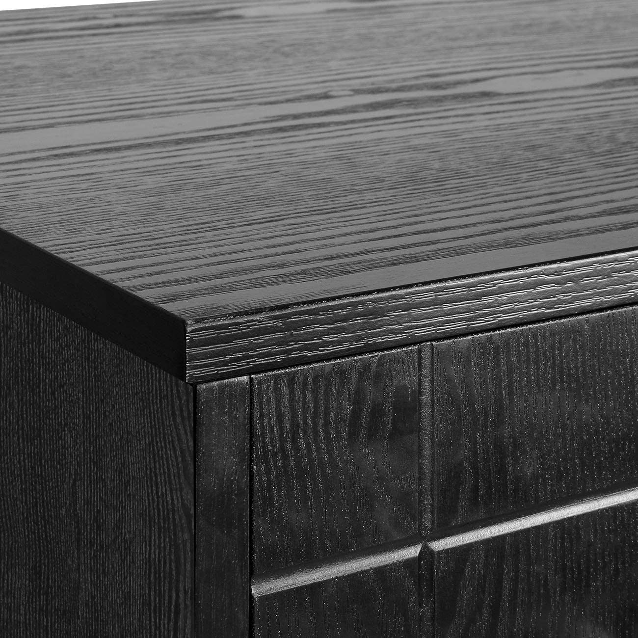 Bar Cabinet: Modern MDF Wood Wine Bottle Bar Storage Cabinet 