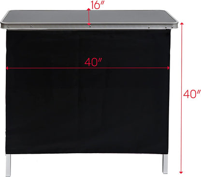 Bar Cabinet Portable High Top Party Bar Table