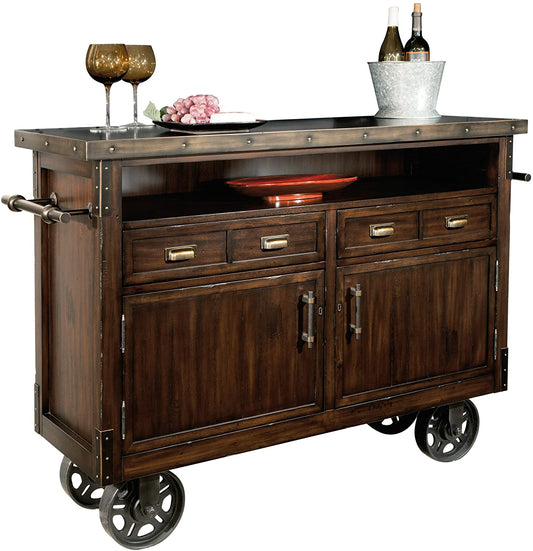 Bar Cabinet: Wine and Bar Storage Console 
