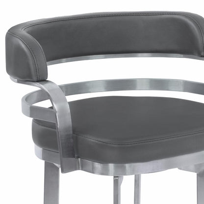 Bar Chairs: 26 in. Counter Height Metal Swivel Bar Stool