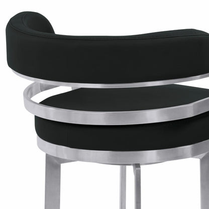 Bar Chairs: 26 in. Counter Height Metal Swivel Bar Stool