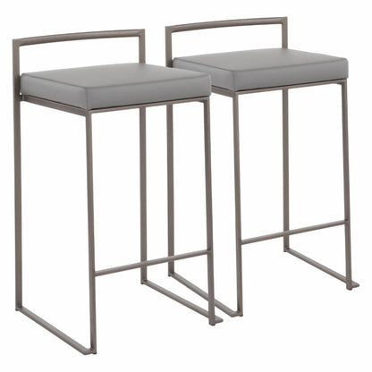 Bar Chairs: 27.75 in. Counter Stool - Set of 2