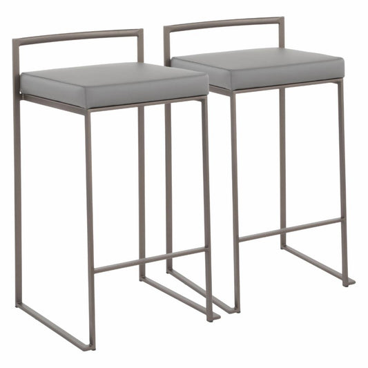 Bar Chairs: 27.75 in. Counter Stool - Set of 2
