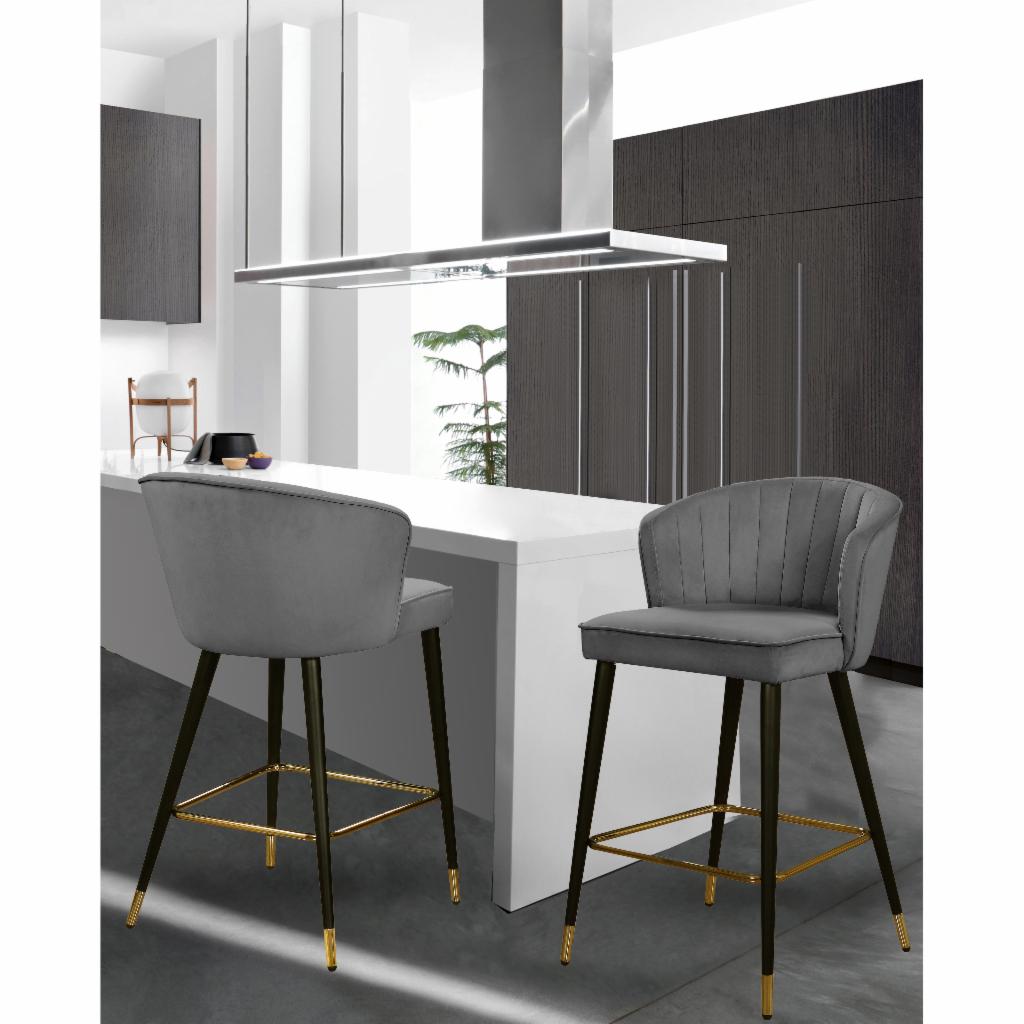 Bar Chairs: 28 in. Upholstered Counter Stool