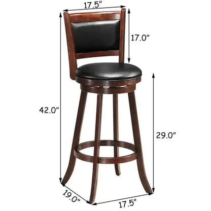 Bar Chairs: 34 in. Swivel Extra Tall Bar Stool