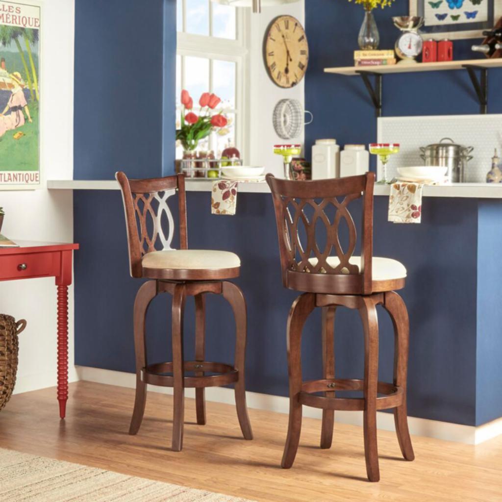 Bar Chairs: Collection 29H in. Swivel Bar Height Stool