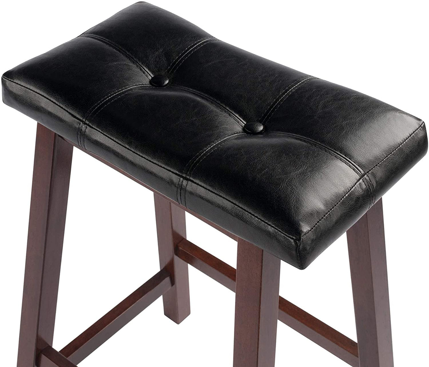Bar Stool: 24", Antique Walnut