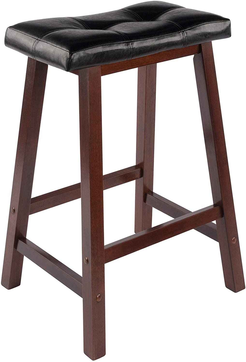 Bar Stool: 24", Antique Walnut
