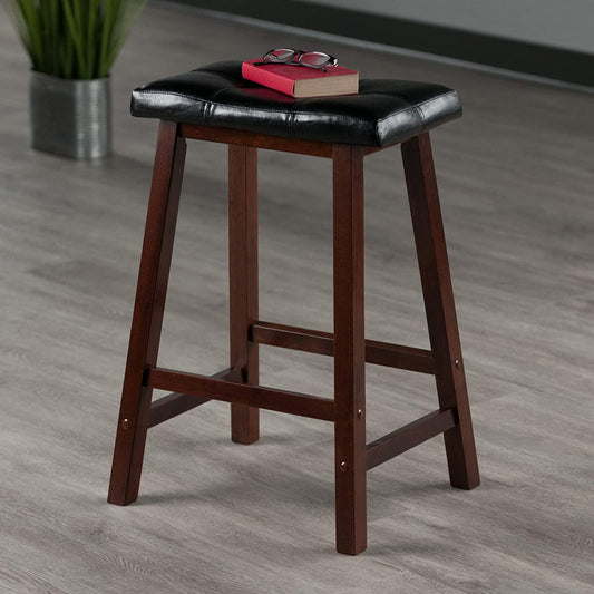 Bar Stool: 24", Antique Walnut
