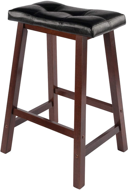Bar Stool: 24", Antique Walnut