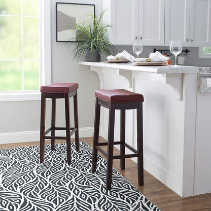 Bar Stool: Counter Stool, Black, 26" x 18" x 12.75"