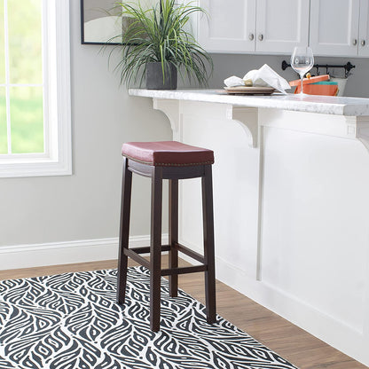 Bar Stool: Counter Stool, Black, 26" x 18" x 12.75"
