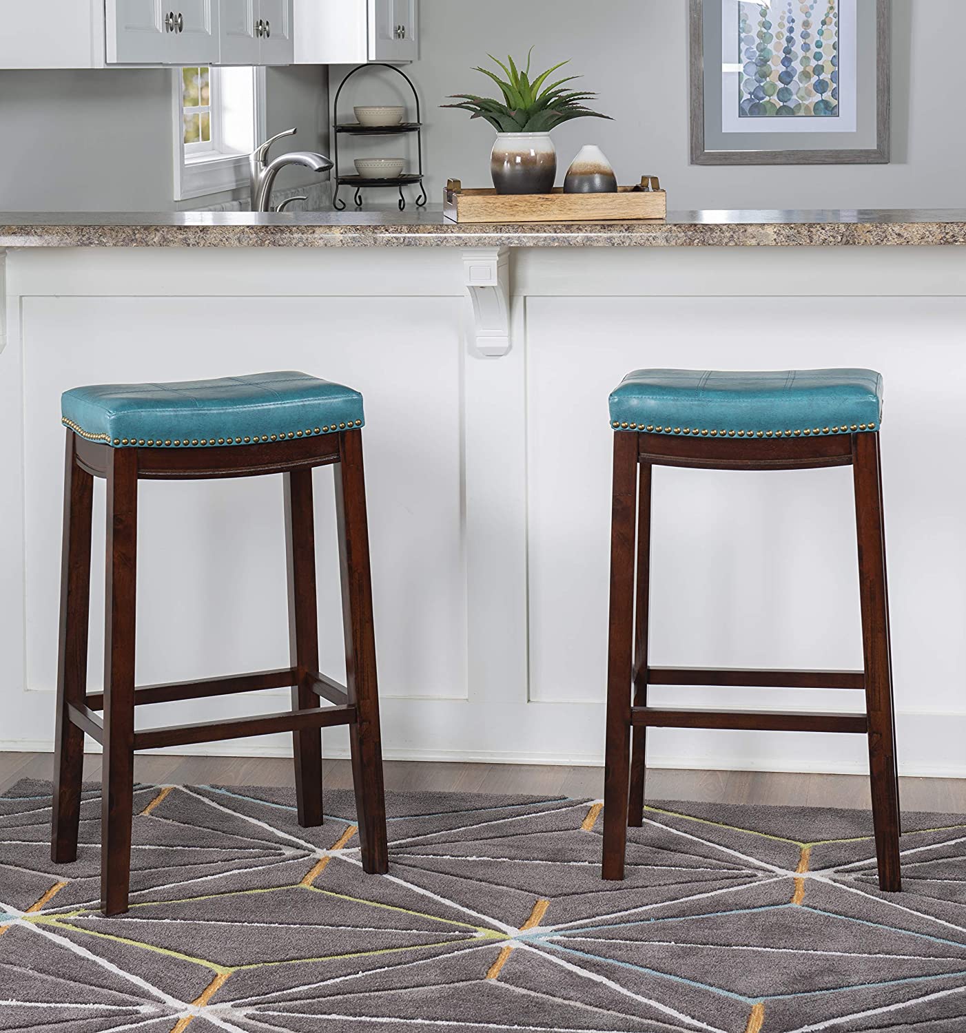 Bar Stool: Counter Stool, Black, 26" x 18" x 12.75"