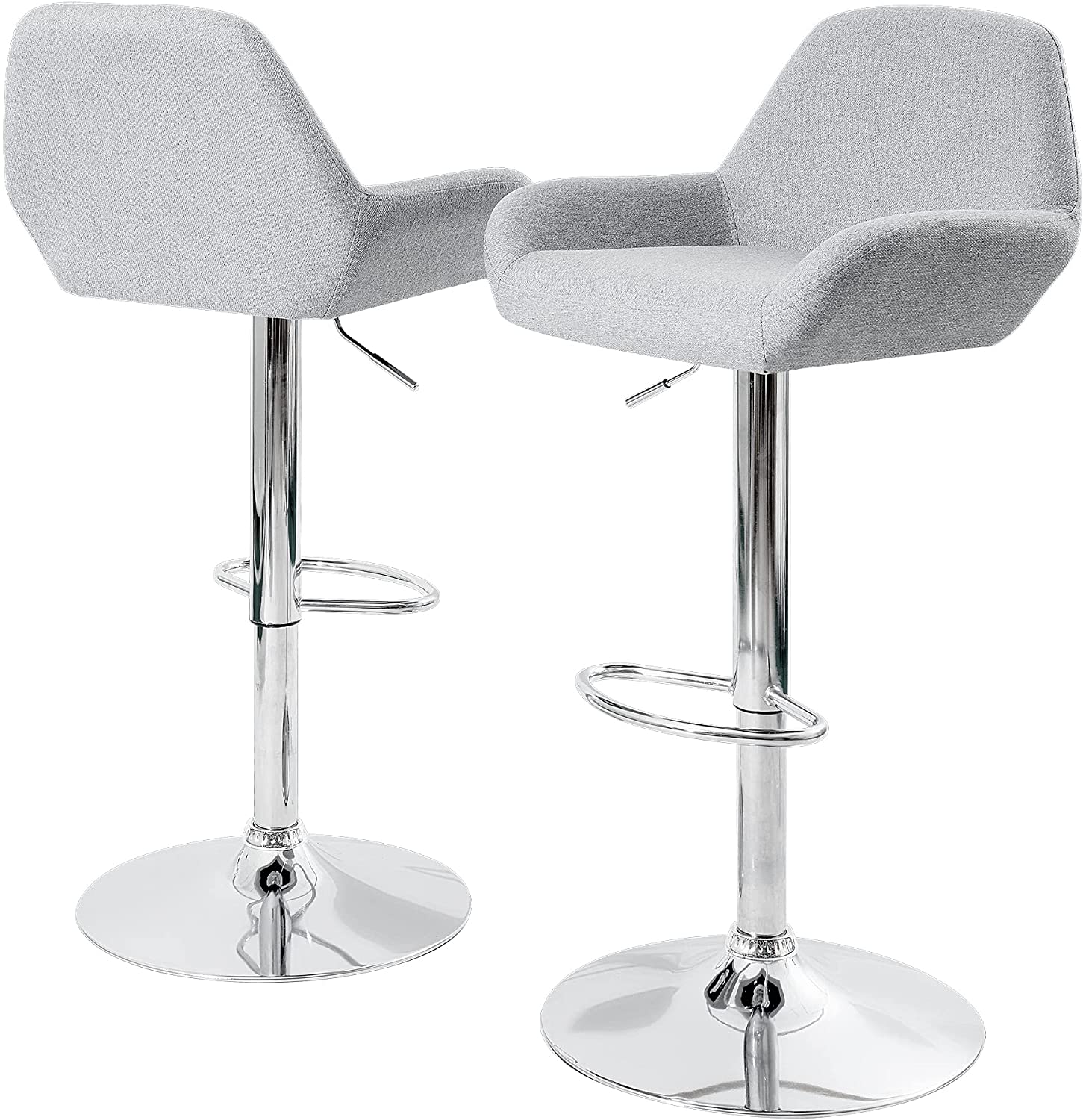 Bar Stool Fabric Adjustable Barstools , Counter Stool Chair Bar Height