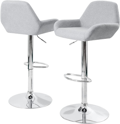 Bar Stool Fabric Adjustable Barstools , Counter Stool Chair Bar Height