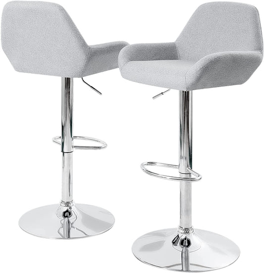 Bar Stool Fabric Adjustable Barstools , Counter Stool Chair Bar Height