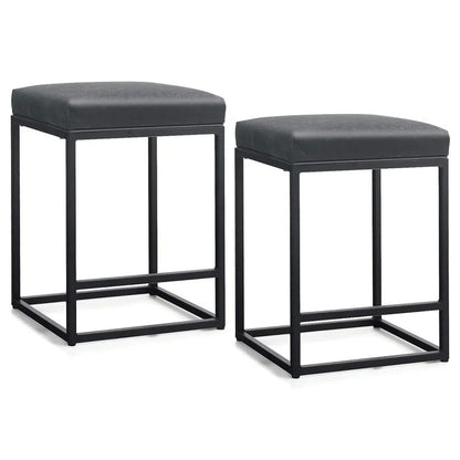 Bar Stool Kitchen CountBar Stool Kitchen Counter Backless Industrial Stool Modern-2er Backless Industrial Stool Modern