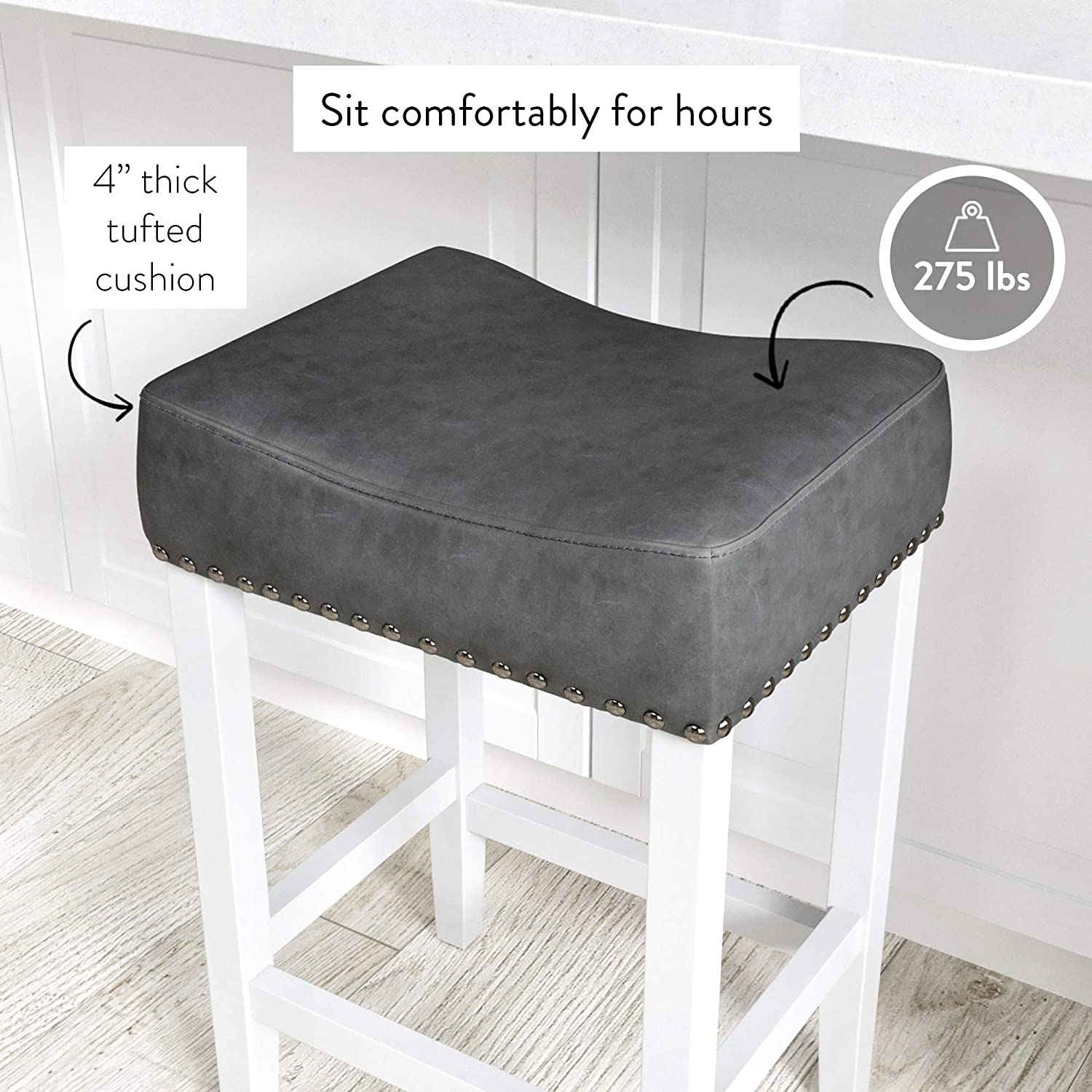 Bar Stool : Kitchen Counter Bar Stool 24"
