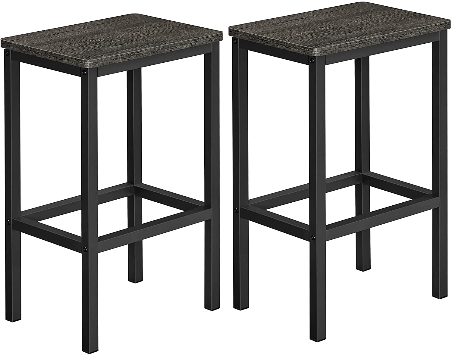 Bar Stool: Living Room, Party Room, Charcoal Gray and Black