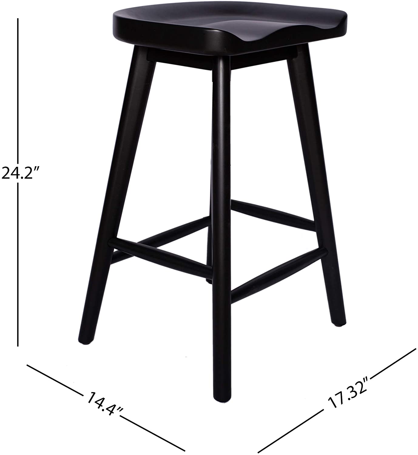 Bar Stool: Modern Counter-Height Kitchen Bar Stool