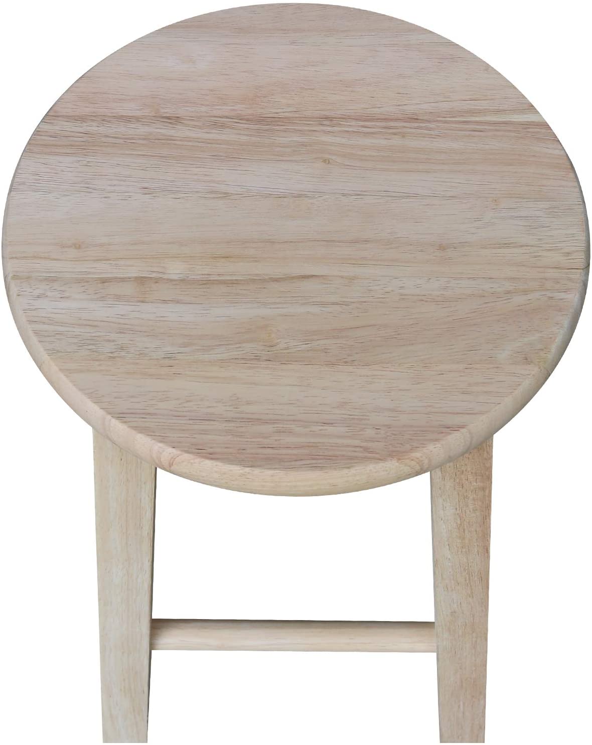 Bar Stool Round Top Stool, Unfinished 