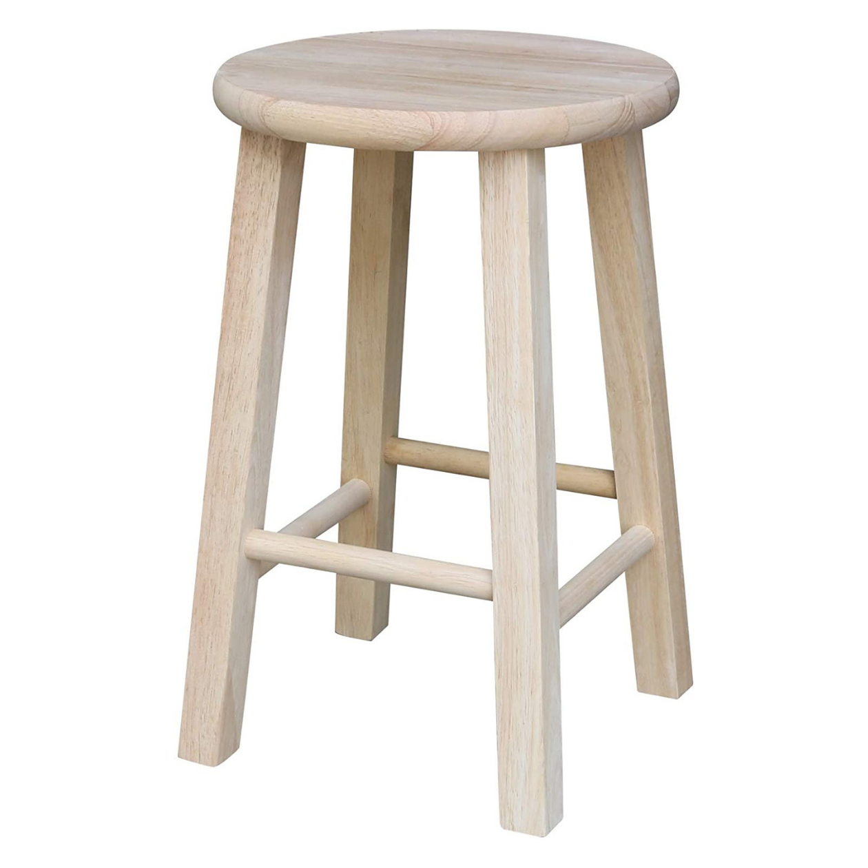 Bar Stool Round Top Stool, Unfinished