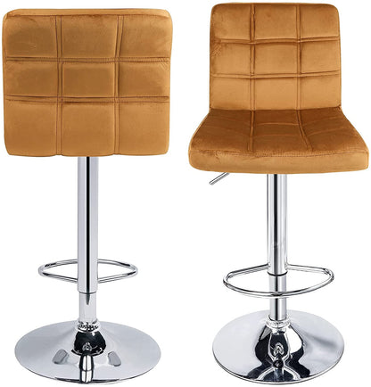 Bar Stool: Set of 2,Counter Height Swivel Stool by Leopard