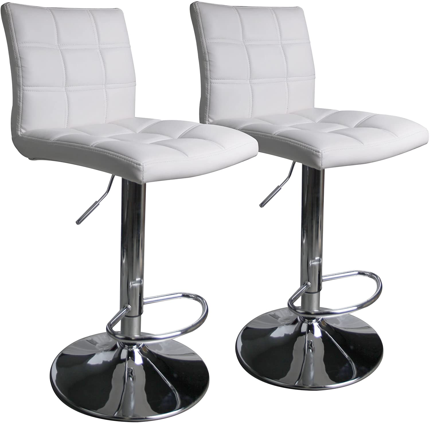 Bar Stool: Set of 2,Counter Height Swivel Stool by Leopard