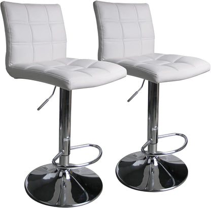 Bar Stool: Set of 2,Counter Height Swivel Stool by Leopard