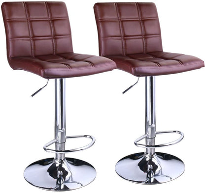 Bar Stool: Set of 2,Counter Height Swivel Stool by Leopard