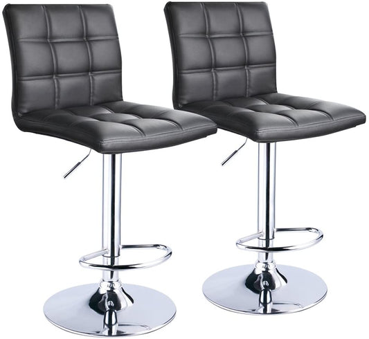 Bar Stool: Set of 2,Counter Height Swivel Stool by Leopard