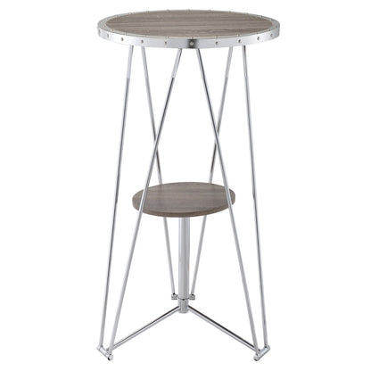 Bar Table: Bar Height 24'' Trestle Pub Table