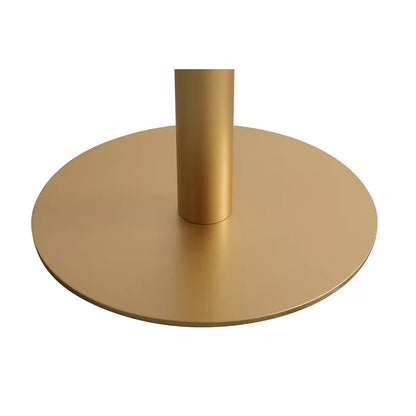 Bar Table: Counter Height 23.5'' Stone Iron Pedestal Pub Table