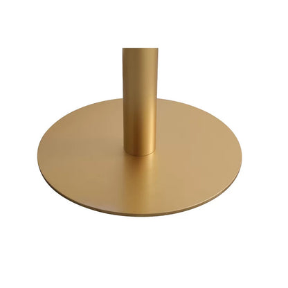 Bar Table: Counter Height 23.5'' Stone Iron Pedestal Pub Table