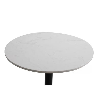 Bar Table: Counter Height 23.5'' Stone Iron Pedestal Pub Table