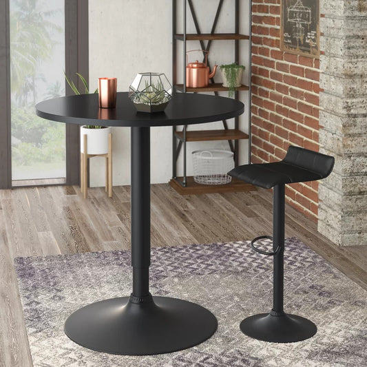 Bar Table: Counter Height 24'' Pedestal Pub Table