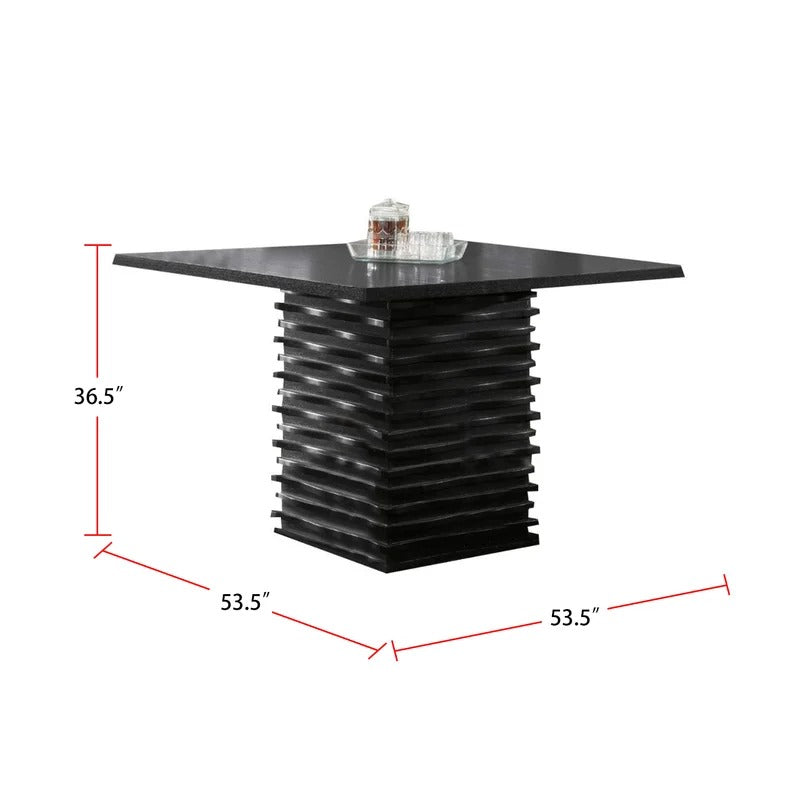 Bar Table Counter Height 53.5 Pedestal Pub Table