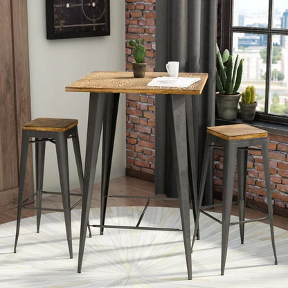 Bar Table Set: 2 Person Bar Height Dining Set
