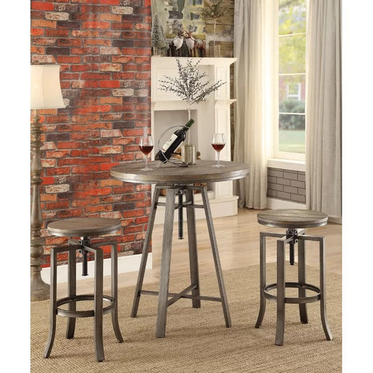Bar Table Set: 2 Person Round Bar Set