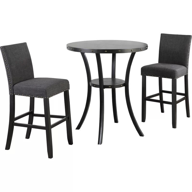 Bar Table Set: 2 Seater Bar Height Pub Set