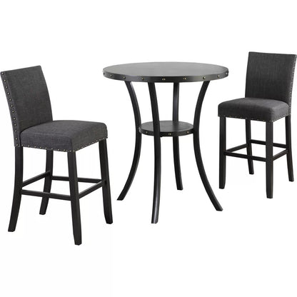 Bar Table Set: 2 Seater Bar Height Pub Set