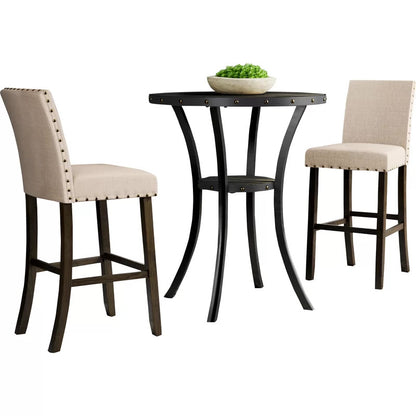 Bar Table Set: 2 Seater Bar Height Pub Set