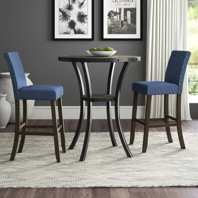 Bar Table Set: 2 Seater Bar Height Pub Set