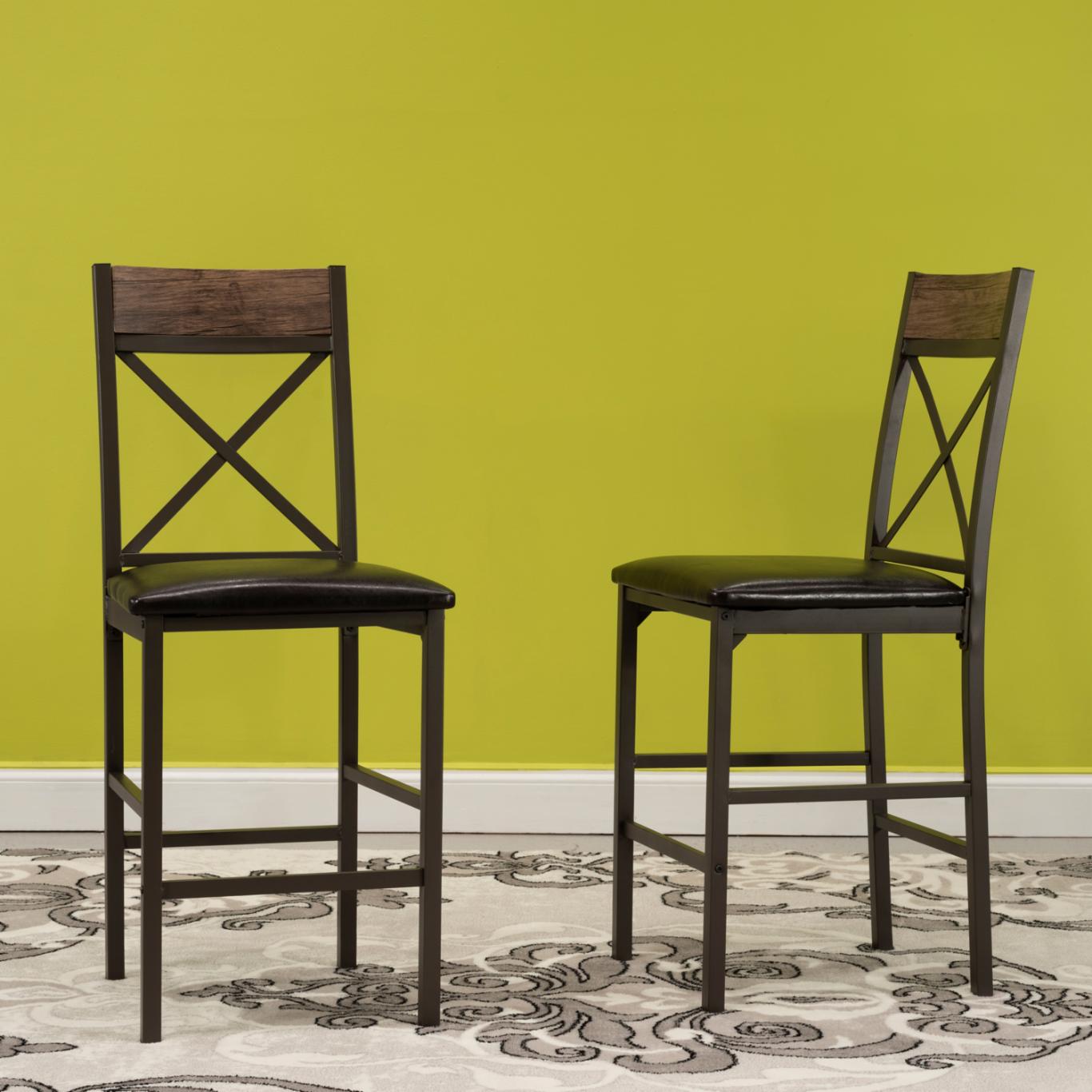 Bar Table Set: 3 Piece Counter Height Pub Set