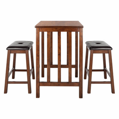 Bar Table Set: 3 Piece Pub Table Set